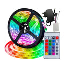 Fita Led Rgb 3528 Rolo 5m Com Controle Economica