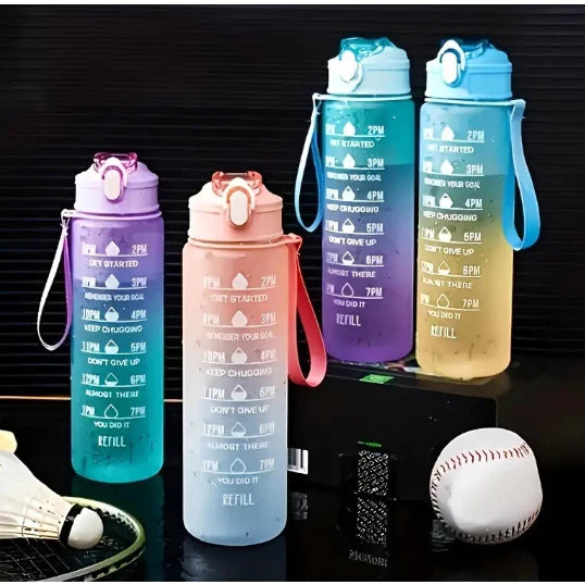 Garrafa de Água Squeeze Com 3d+2d Adesivos  2000ML